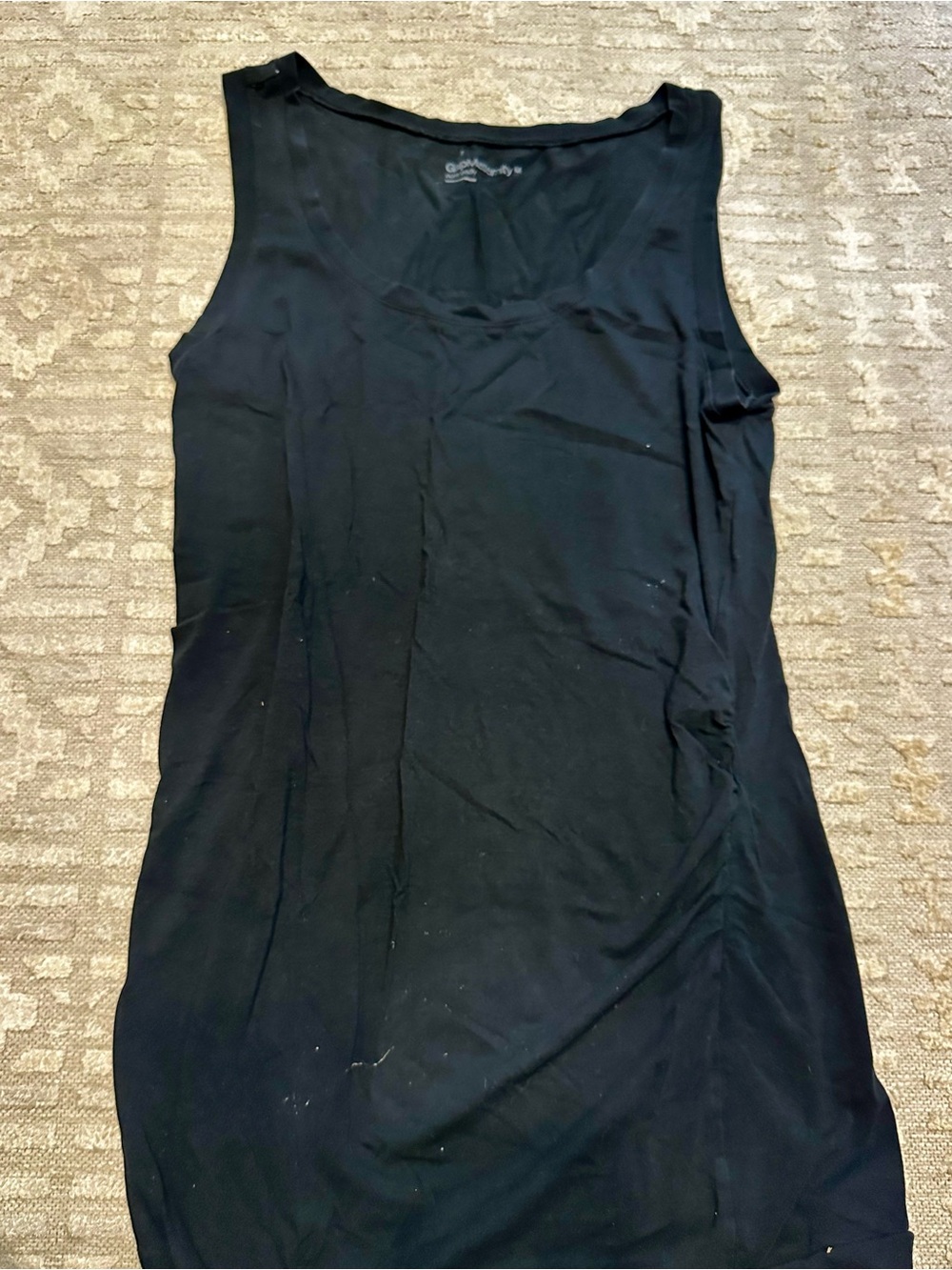 GAP Maternity Black Scoop Neck Tank Top